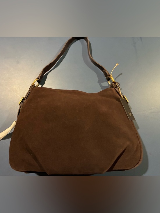 Handbags - Classic Brown Suede Leather Shoulder Bag NWT